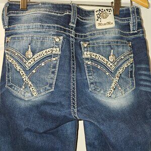 Women's Miss Me X-Torn Bootcut Jean Size 28/34